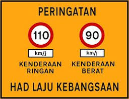 Segala sesuatu pasti ada tandanya. National Speed Limits Malaysia Wikipedia