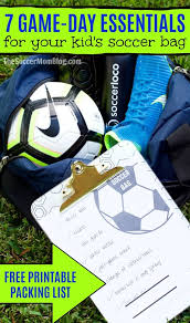what to pack in your soccer bag guide