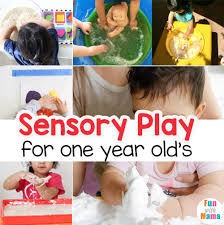 sensory play for 1 year old s ideas