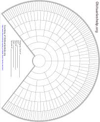 Free Printable Family Tree Fan Chart Blank Family Tree Fan