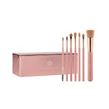 luxe top seven brush set rose gold