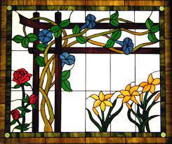 Bob S Garden Stained Glass Transoms