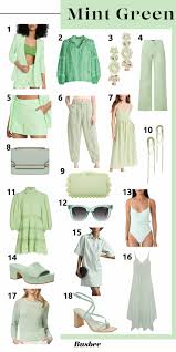 18 luxe mint green spring fashion finds