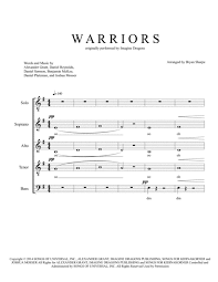 warriors by imagine dragons 4 part