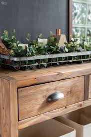 diy rustic console table with free