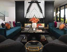 25 beautiful black living rooms