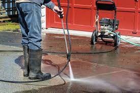 how to fix standing water on patio the