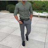 do-grey-pants-go-with-green-shirt