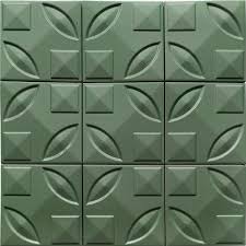 Duebel peel and stick tile backsplash, metal mosaic tile sticker, wall decor of kitchen / bathroom, windmill puzzle glass mixed aluminum surface (12 x 12 x 10 sheets) (olive green windmill) $32.99 $ 32. 3d Surface Yellow Cement Curved Tiles Mosaic For Kitchen Backsplash