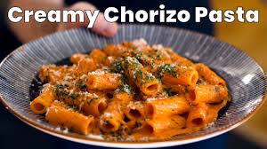 how to make creamy chorizo pasta