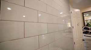 tile accent wall with no grout you