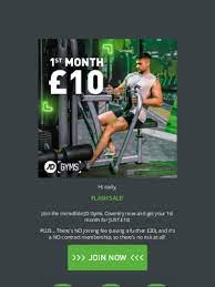 jd gyms email marketing strategy