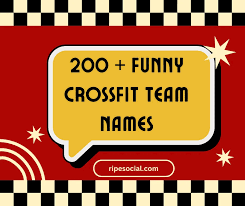 200 crossfit team names to inspire