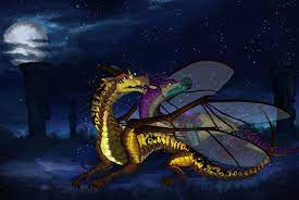 Honesty and dahlia, live in a world where tension is still high, and hybrids such as themselves are hated by much of pyrrhia. Cricket And Blue By Https Www Deviantart Com Peregrinecella On Deviantart Wings Of Fire Wings Of Fire Dragons Fire Art