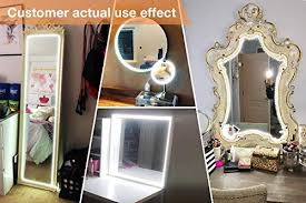 Led Vanity Mirror Lights Kit For Makeup Dressing Table Vanity Set 13ft Flexible Led Light Strip 6000k Daylight White With Dimmer And Power Supply Diy Mirror Mirror Not Included Fair And