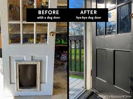 Remove A Dog Door From A Wood Door