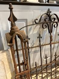 Victorian Wrought Iron Fleur De Lis