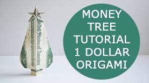 How to make garlands of origami stars. Money Tree With Star Origami 1 Dollar Tutorial Diy Folded No Glue Youtube