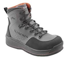 Simms Freestone Felt Sole Wading Boots For Adults Felt Bottom Fishing Boots Neoprene Lining