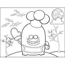 Feel free to print and color from the best 39+ chef coloring pages at getcolorings.com. Monster Chef Coloring Page
