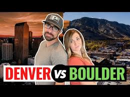 living in denver vs boulder colorado
