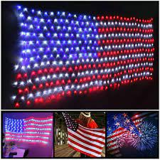 american us flag 420 led string light