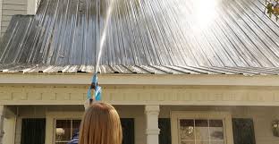 Top Tips For Cleaning A Metal Roof With