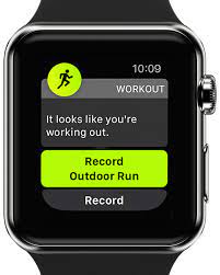 auto workout detection on apple watch