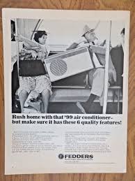 1966 fedders air conditioner ad rush