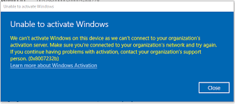 In order to activate windows 10 with a windows 7 or windows 8 key, you just need to do the following: Windows 10 Enterprise Activation Error