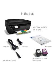 Procedure for hp officejet 3830 setup, driver installation, wireless setup, mobile printing and troubleshooting not printing in color, not copying or scanning issue. Office Depot