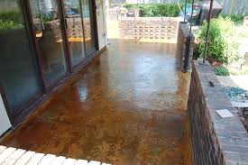 Concrete Overlay And Acid Stained Patio
