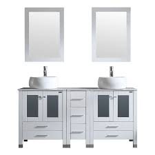 white bathroom vanity cabinet