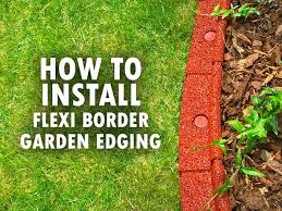 Install Flexi Border Garden Edging