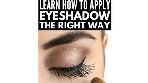 apply eye shadow properly bowie