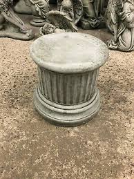 small concrete stone plinth column