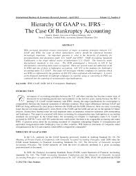 pdf hierarchy of gaap vs ifrs the