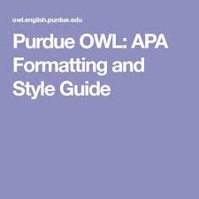 Purdue owl essay heading and psychology research apa sample paper. Apa Style Purdue Owl Sample Paper