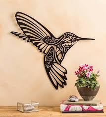 Wooden Hummingbird Wall Decoration