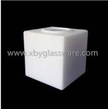 China Opal Square Glass Light Cover China Square Glass Light Shade Glass Table Lampshade