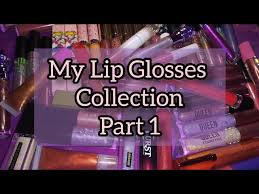 my lip glosses collection part 1