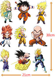 The most prominent protagonist of the dragon ball series is goku, who along with bulma form the dragon team to search for the dragon balls at the beginning of the series. Free Shipping 8 Pieces Lot Dragonball Cartoon Characters Sticker A4 Size Pvc Dragon Ball Z Goku Vegeta Super Saiyan Stickers Buy At The Price Of 16 02 In Aliexpress Com Imall Com