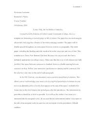 Mla Format College Essay Format For College Essay College Essay