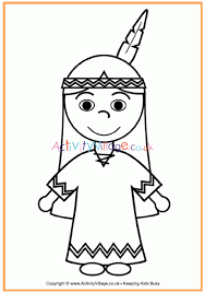 Select one of 1000 printable coloring pages of the category adult. Native American Girl Coloring Page Thanksgiving Coloring Pages For Kids