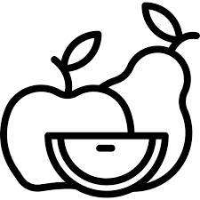 pear, vegetarian, vegan, Healthy Food, Food And Restaurant, Apple, food,  Fruit, organic, diet, fruits icon