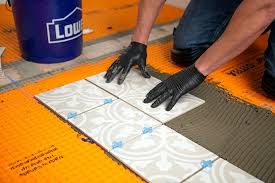 how to lay tile diy floor tile