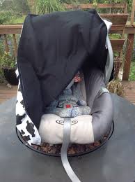 Cow Print Infant Seat Canopy Car Seat