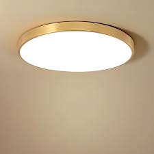 Ultra Thin Led Ceiling Lamp Gold Lamp