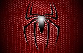 wallpaper red logo comic spiderman