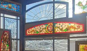 Antique Stained And Beveled Glass